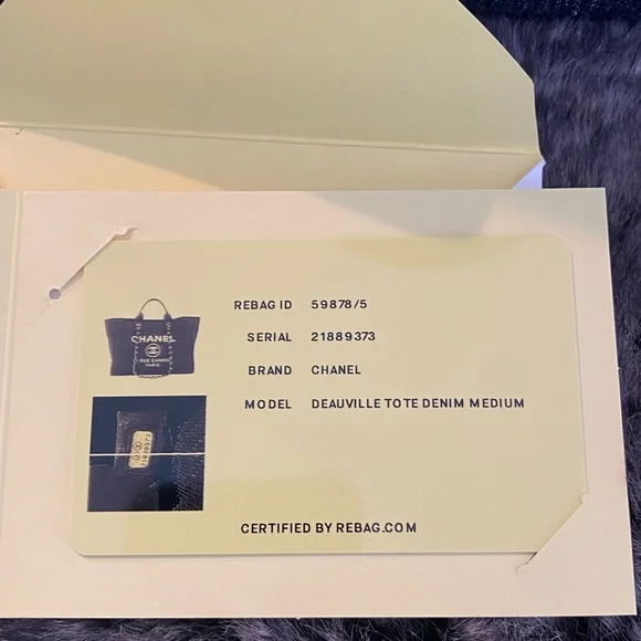 Chanel Deauville Tote Canvas Bag - Picture 11 of 13